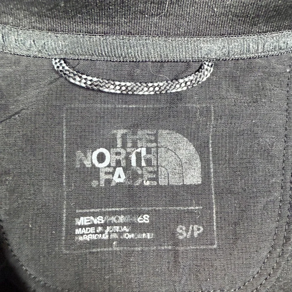 The North Face Mens Black Softshell Full Zip Mock Neck Jacket Small S/P